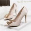 Prisvärd Röd Afton Pumps 2020 Rhinestone 10 cm Stilettklackar Spetsiga Pumps