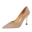 Glitter Goud Avond Pumps 2020 Pailletten 9 cm Naaldhakken / Stiletto Spitse Neus Pumps
