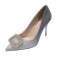 Glitzernden Charmant Farbverlauf Gold Abend Pumps 2020 Strass Pailletten 9 cm Stilettos Spitzschuh Pumps