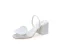 Ovanlig Mode Elfenben Casual Gatukläder Sandaler Dam 2020 8 cm Tjocka Klackar Peep Toe Sandaler