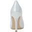 Chic / Belle Blanche Désinvolte Satin Escarpins 2020 Faux Diamant 9 cm Talons Aiguilles À Bout Pointu Escarpins