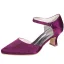Chic / Beautiful Ivory Casual Womens Shoes 2020 Satin Ankle Strap 5 cm Stiletto Heels Pointed Toe Heels