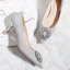 Błyszczące Srebrny Rhinestone Buty Ślubne 2020 Cekinami Cekiny 8 cm Szpilki Szpiczaste Ślub Czółenka