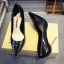 Schöne Beige Freizeit Pumps 2020 Lackleder 8 cm Stilettos Spitzschuh Pumps