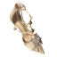 Charmant Champagne Cristal Chaussure De Mariée 2020 Faux Diamant T-Strap 8 cm Talons Aiguilles À Bout Pointu Mariage Escarpins