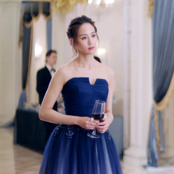 Chic / Belle Dégradé De Couleur Robe De Soirée 2018 Princesse En Dentelle Fleur Bustier Dos Nu Sans Manches Longue Robe De Ceremonie