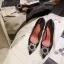 Stijlvolle Zwarte Feest Leer Pumps 2020 Kristal 9 cm Naaldhakken / Stiletto Spitse Neus Pumps