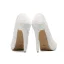 Élégant Ivoire En Dentelle Fleur Promo Escarpins 2020 Perle 11 cm Talons Aiguilles À Bout Pointu Escarpins