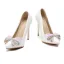 Fabulous Ivory Wedding Shoes 2020 Rhinestone Bow 11 cm Stiletto Heels Pointed Toe Wedding Pumps