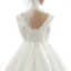 Simple Ivoire Satin Robe De Mariée 2020 Princesse Encolure Carrée Perlage Perle 1/2 Manches Dos Nu Cathedral Train