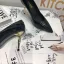 Modest / Simple Black Street Wear Leather Pumps 2020 Snakeskin Print 7 cm Stiletto Heels Pointed Toe Pumps