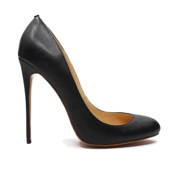 Modest / Simple Black Office Pumps 2020 12 cm Stiletto Heels Pointed Toe OL Pumps