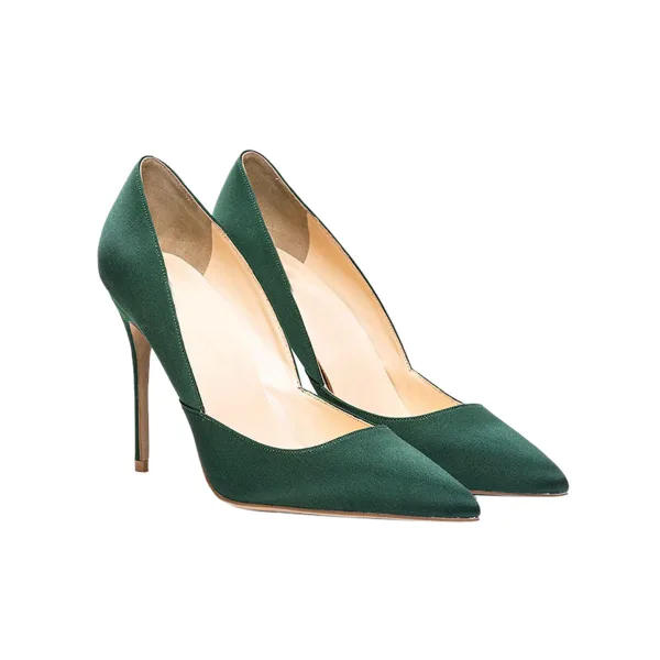 Modest / Simple Red Casual Pumps 2020 10 cm Stiletto Heels Pointed Toe Pumps