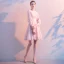 Fashion Blushing Pink Homecoming Tassel Graduation Dresses 2020 A-Line / Princess Scoop Neck Bow 3/4 Sleeve Short Formal Dresses