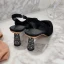 Simple Noire Désinvolte Daim Chaussures Femmes 2020 6 cm Talons Épais À Bout Pointu Talons