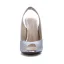 Uroczy Złote Cekiny Slingback Sandały Damskie 2020 11 cm Szpilki Peep Toe Sandały
