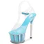 Sexy Silver Rave Club Womens Shoes 2020 Ankle Strap 17 cm Stiletto Heels Open / Peep Toe Sandals