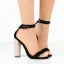 Chic / Beautiful Champagne Cocktail Party Womens Sandals 2020 Ankle Strap 10 cm Thick Heels Open / Peep Toe Sandals