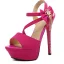 Chic / Beautiful Royal Blue Cocktail Party Womens Sandals 2020 Rhinestone Bow Ankle Strap 14 cm Stiletto Heels Open / Peep Toe Sandals