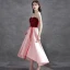 Chic / Belle Rouge Satin Asymétrique Robe De Cocktail 2021 Princesse Daim Bustier Noeud Sans Manches Dos Nu Cocktail Robe De Ceremonie