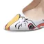 Fashion White Casual Pumps 2020 Cartoon Doodle 12 cm Stiletto Heels Pointed Toe Pumps