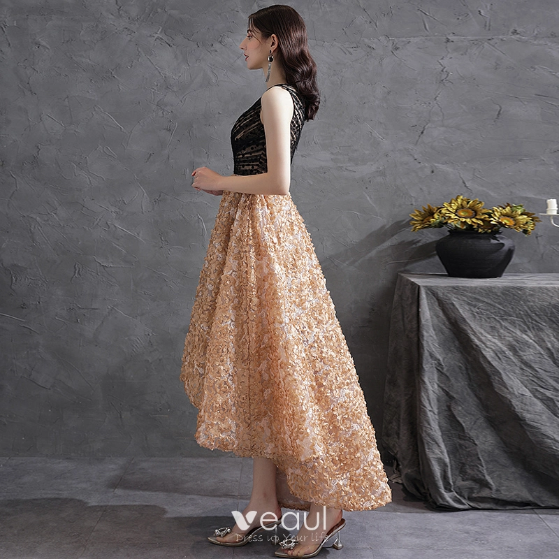 Chic Beautiful Black Homecoming Asymmetrical Cocktail Dresses Graduation Dresses 2021 Chic Beautiful Black Homecoming Asymmetrical Cocktail Dresses Graduation Dresses 2021