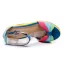 Fashion Casual Braid Rainbow Womens Sandals 2020 Ankle Strap 13 cm Wedges Open / Peep Toe Sandals