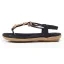 Bohemia Roman Black Beach Slipper & Flip flops 2020 Open / Peep Toe Flat Womens Shoes
