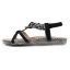 Bohême Romain Beige Plage Pantoufle & Tongs 2020 Faux Diamant Peep Toes / Bout Ouvert Plate Chaussures Femmes