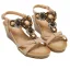Beige Plage PU Tomber Printemps Été Perlage Compensées 6 cm Sandales 6 cm Peep Toes / Bout Ouvert Bohême 2020 Sandales Femme