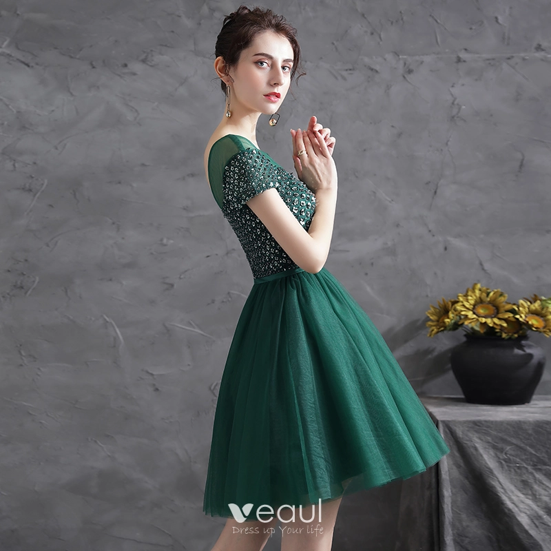 dark green cocktail dress LaDivine CD0211 Prom Dress - Lavender main image 1
