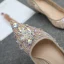 Charmant Beige Abend Spitze Pumps 2020 Strass 7 cm Stilettos Spitzschuh Pumps