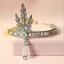 Classique Argenté Accessoire Cheveux 2017 Accessoire Cheveux Mariage Faux Diamant Perle Métal Tiare Accessorize Bijoux Mariage
