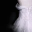 Amazing / Unique White Wedding Dresses 2018 A-Line / Princess Off-The-Shoulder Short Sleeve Backless Star Tulle Ruffle Royal Train