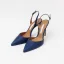 Fashion White Office OL Slingbacks Womens Sandals 2020 10 cm Stiletto Heels Pointed Toe Sandals