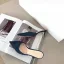 Modest / Simple Navy Blue Street Wear Suede Womens Sandals 2020 8 cm Stiletto Heels Pointed Toe Sandals