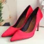 Simple Noire Demoiselle D'honneur Escarpins 2020 Satin 10 cm Talons Aiguilles À Bout Pointu Escarpins