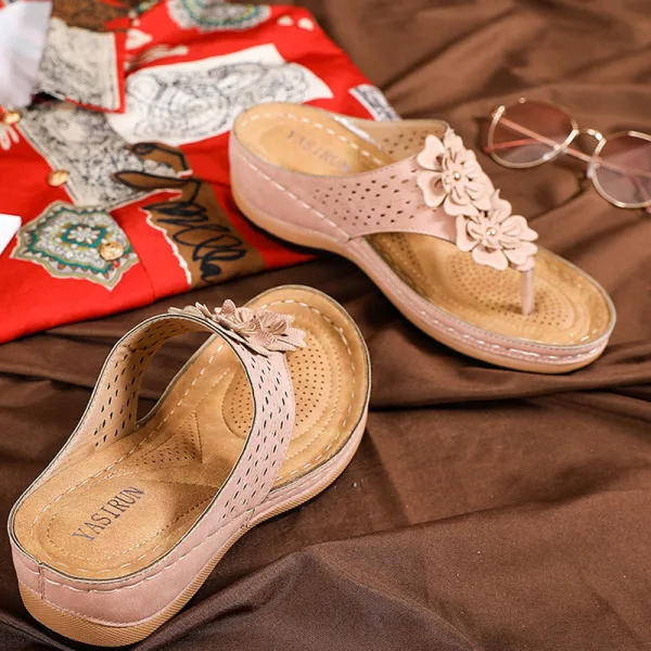 Eenvoudige Zwarte Zomer Strand Pantoffel & Slippers 2020 Peep Toe Platte Damesschoenen