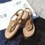 Piękne Czarne Plaża Płaskie Pantofle & Klapki 2020 Rhinestone Peep Toe Buty Damskie