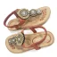 Bohême Noire Été Plage Pantoufle & Tongs 2020 Faux Diamant Peep Toes / Bout Ouvert Plate Chaussures Femmes