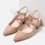 Schlicht Sommer Slingpumps Schwarz Freizeit Wildleder Sandalen Damen 2020 5 cm Thick Heels Peeptoes Sandaletten