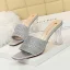 Chic / Beautiful Black Casual Womens Sandals 2020 7 cm Stiletto Heels Open / Peep Toe Sandals