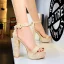 Sexy Schwarz Cocktail Sandalen Damen 2020 Denim Knöchelriemen 13 cm Thick Heels Peeptoes Sandaletten