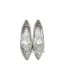 Charmant Noire Cristal Chaussure De Mariée 2020 Cuir Faux Diamant 10 cm Talons Aiguilles À Bout Pointu Mariage Escarpins