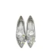 Charming Black Crystal Wedding Shoes 2020 Leather Rhinestone 10 cm Stiletto Heels Pointed Toe Wedding Pumps