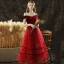 Élégant Bordeaux Daim de retour Robe De Graduation 2020 Princesse De l'épaule Sans Manches Dos Nu Thé Longueur Robe De Ceremonie