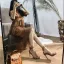 Mode Romain Kaki Vêtement de rue Sandales Femme 2020 Bride Cheville 10 cm Talons Aiguilles Peep Toes / Bout Ouvert Sandales