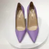 Chic / Beautiful Lavender Prom Pumps 2020 12 cm Stiletto Heels Pointed Toe Pumps
