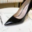 Fashion Burgundy Office OL Pumps 2020 Patent Leather 10 cm Stiletto Heels Pointed Toe Pumps
