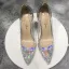 Charming Transparent Silver Cocktail Party Laser Pumps 2020 Rhinestone 10 cm Stiletto Heels Pointed Toe Pumps